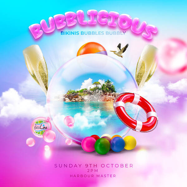 Bubblicious - Cooler Party Cruise Oct 9th Poster