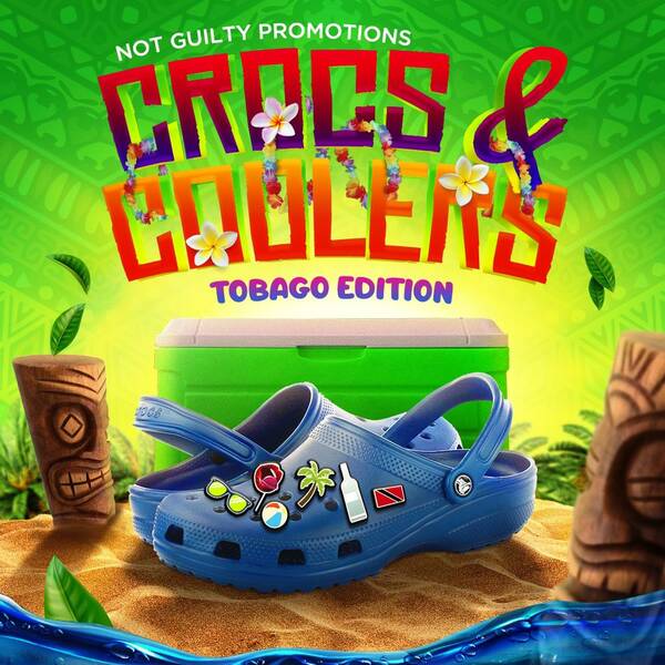 Crocs and Coolers Boat Cruise Poster