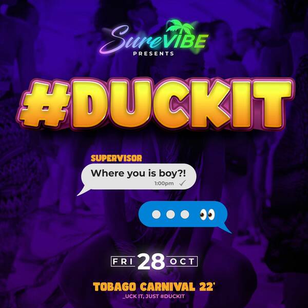 DuckIt Party Poster