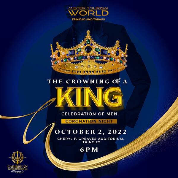 The Crowning of a King Male Pageant Poster