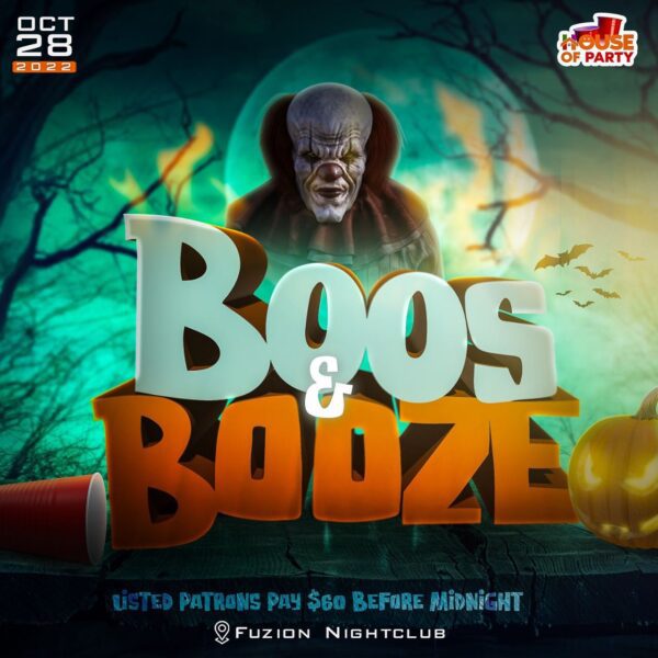 Boos and Booze Oct 28th