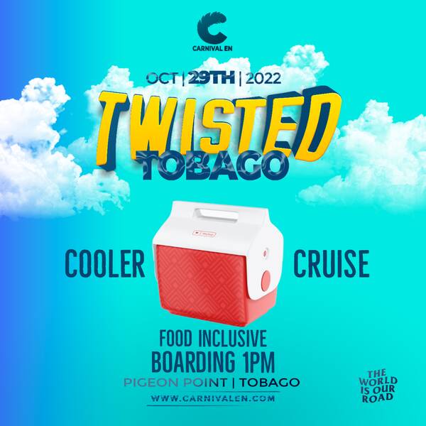 Twisted Tobago Cooler Cruise Poster