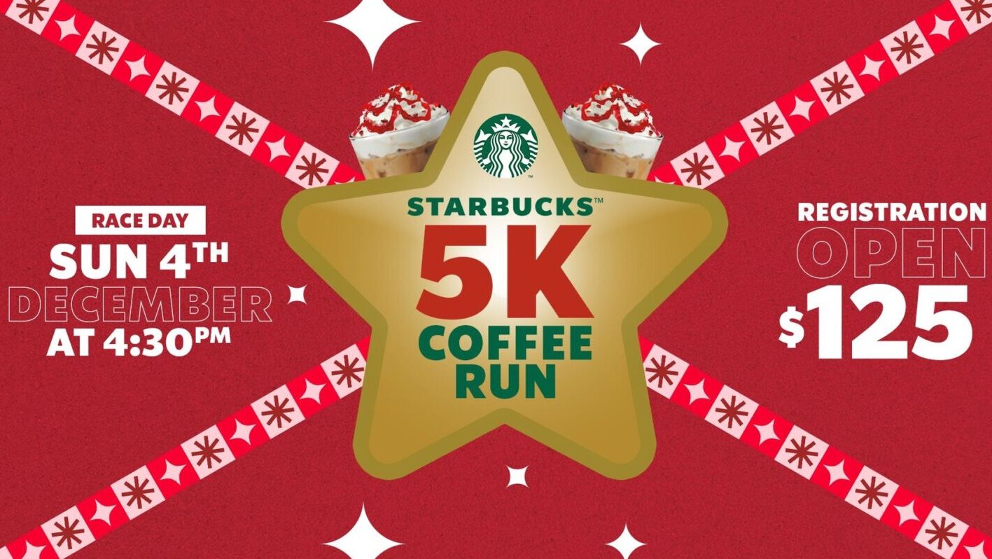 Starbucks 5k Coffee Run Poster