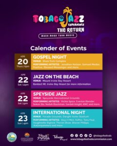 Tobago Jazz Experience Poster
